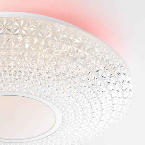 LED-Deckenleuchte Lucian - Acrylglas / Stahl - 1-flammig