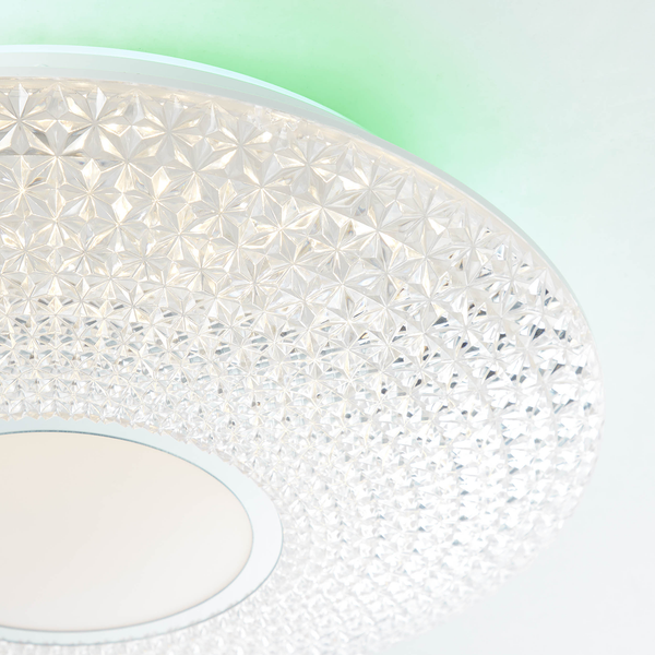 LED-Deckenleuchte Lucian - Acrylglas / Stahl - 1-flammig