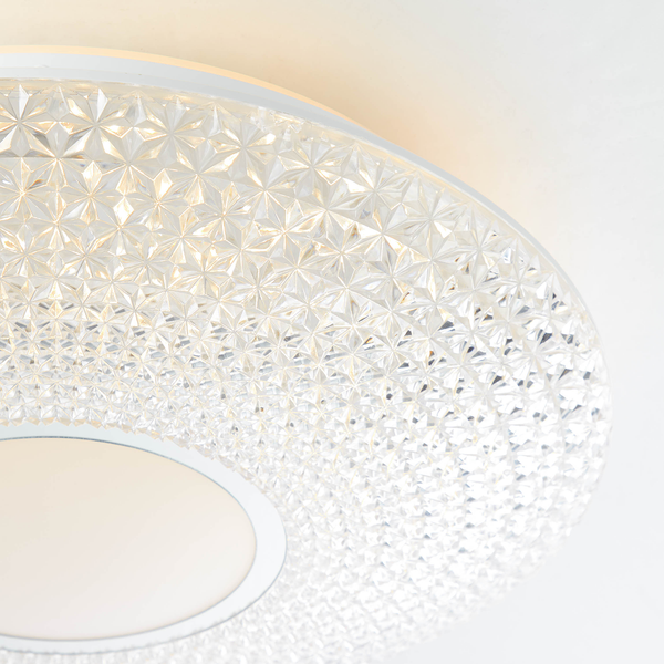 LED-Deckenleuchte Lucian - Acrylglas / Stahl - 1-flammig