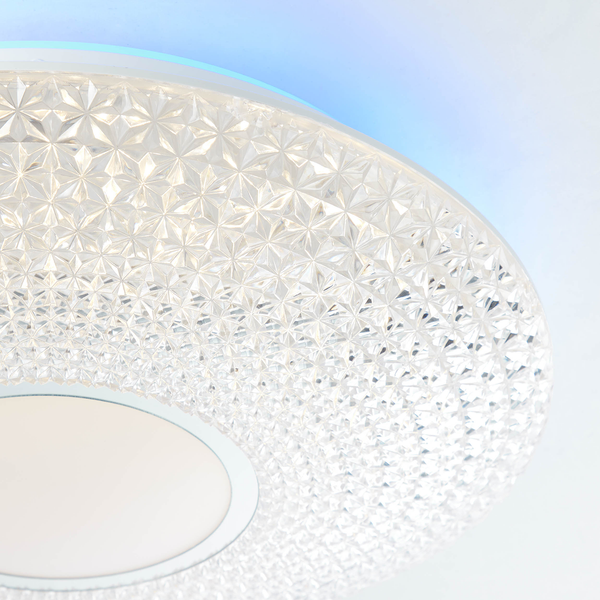 LED-Deckenleuchte Lucian - Acrylglas / Stahl - 1-flammig