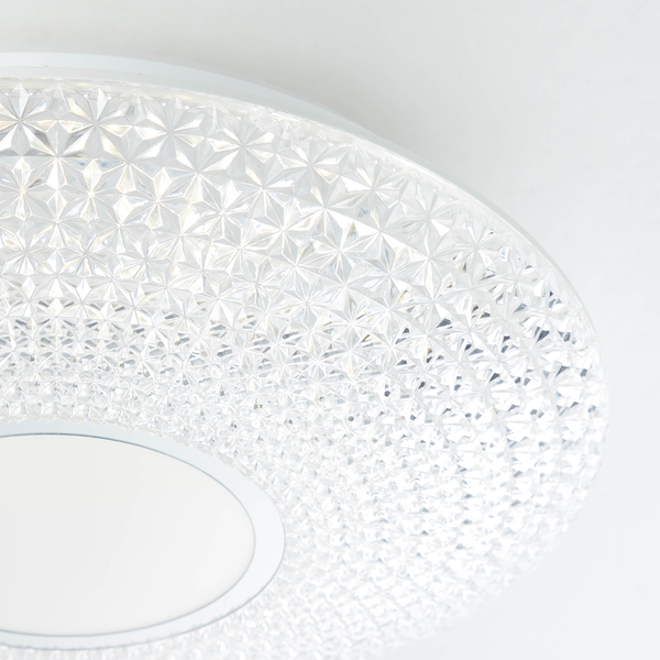 LED-Deckenleuchte Lucian - Acrylglas / Stahl - 1-flammig