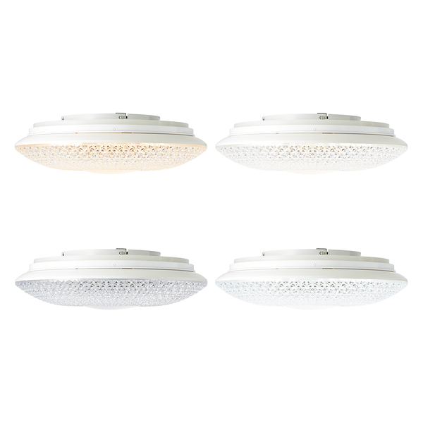 LED-Deckenleuchte Lucian - Acrylglas / Stahl - 1-flammig