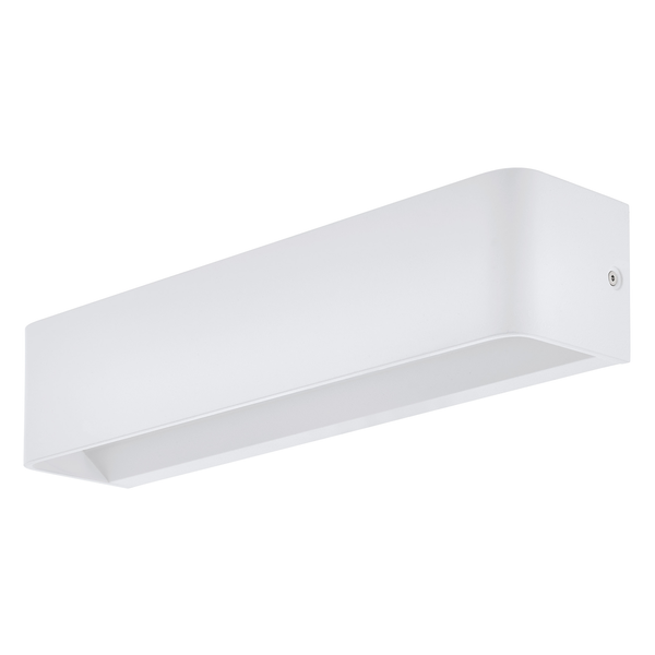 LED-Wandleuchte Sania - Aluminium - 1-flammig - Weiß - Breite: 37 cm