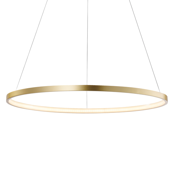 LED-Pendelleuchte Circle I - Gold - 60 x 120 x 60 cm