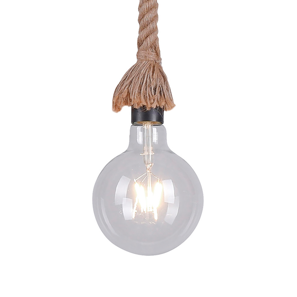 Pendelleuchte Rope I - Naturfaser - 1-flammig