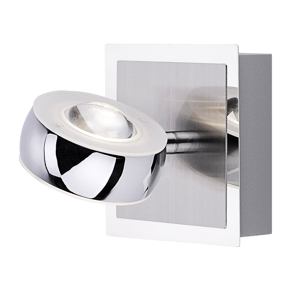 LED-Wandleuchte Opti - Acryl / Eisen - 2-flammig