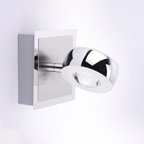 LED-Wandleuchte Opti - Acryl / Eisen - 2-flammig