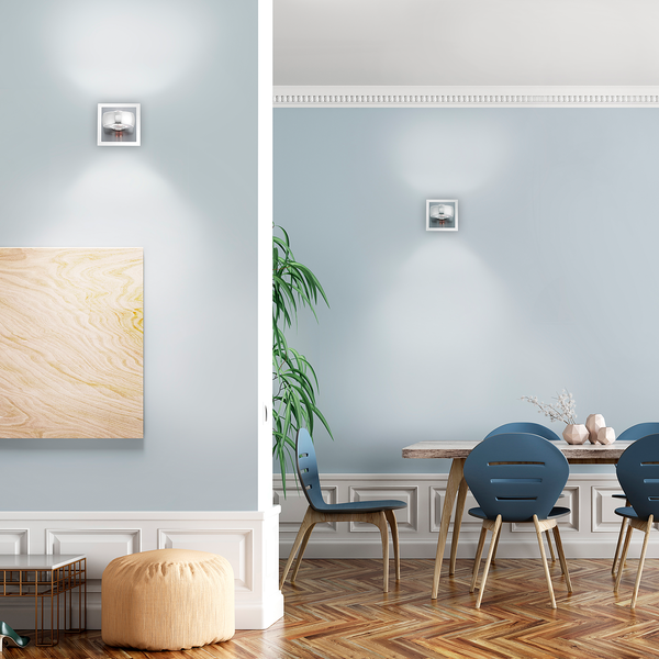 LED-Wandleuchte Opti - Acryl / Eisen - 2-flammig