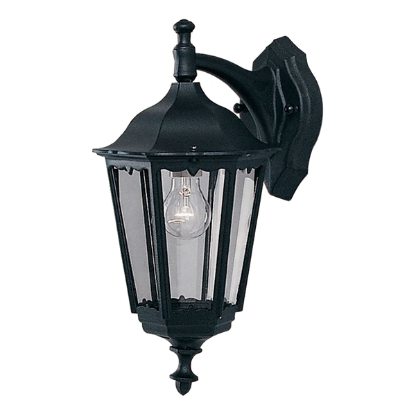 Wandleuchte Bel Aire II - Klarglas / Aluminium - 1-flammig