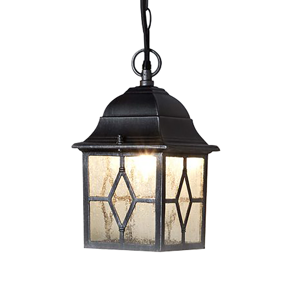 Deckenleuchte Genoa - Klarglas / Aluminium - 1-flammig