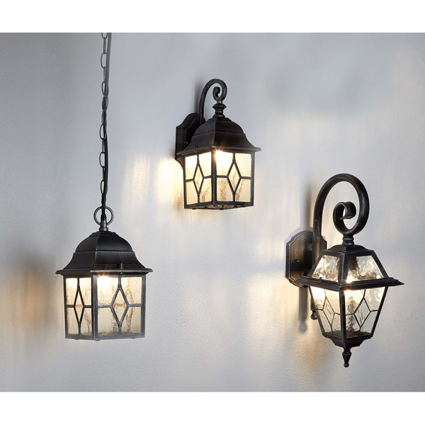 Deckenleuchte Genoa - Klarglas / Aluminium - 1-flammig