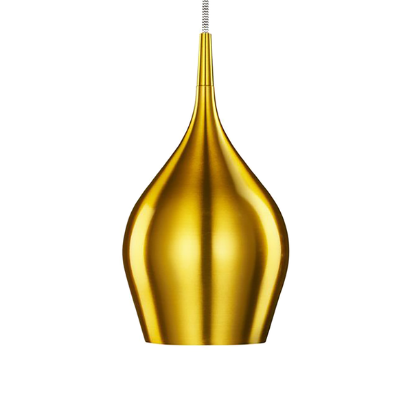 Pendelleuchte Vibrant - Aluminium - 1-flammig - Gelb