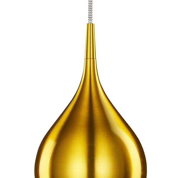 Pendelleuchte Vibrant - Aluminium - 1-flammig - Gelb