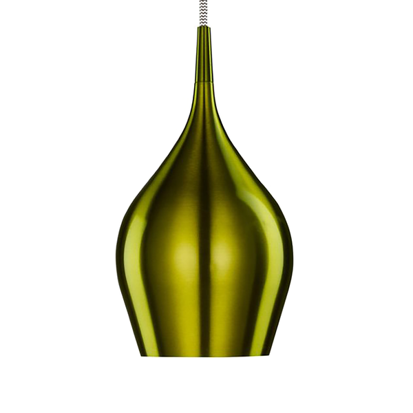 Pendelleuchte Vibrant - Aluminium - 1-flammig - Grün