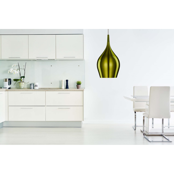 Pendelleuchte Vibrant - Aluminium - 1-flammig - Grün