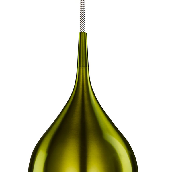 Pendelleuchte Vibrant - Aluminium - 1-flammig - Grün
