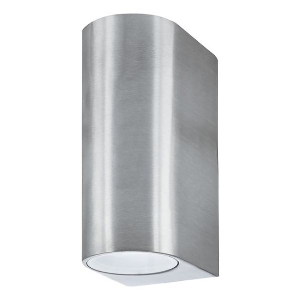 LED-Wandleuchte Bisbee V - Aluminium - 2-flammig