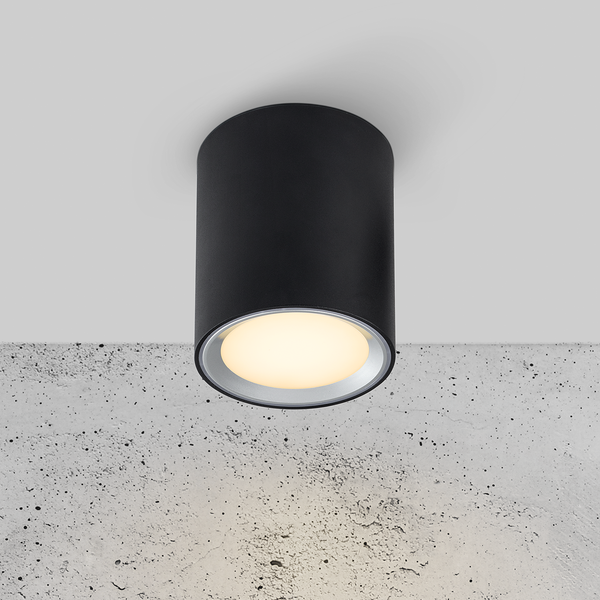 LED-Deckenleuchte Fallon II - Polyester PVC / Stahl - 1-flammig