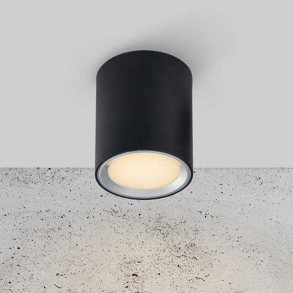 LED-Deckenleuchte Fallon II - Polyester PVC / Stahl - 1-flammig