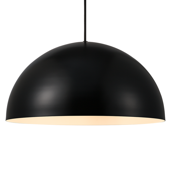 Pendelleuchte Ellen - Stahl - 1-flammig - Schwarz - Durchmesser: 40 cm