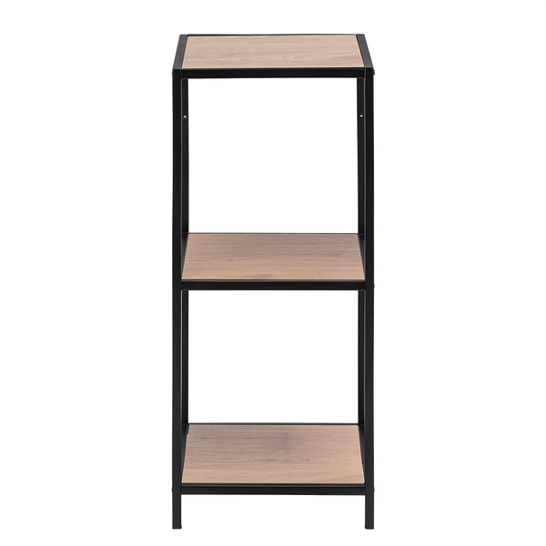 Regal Coogee IX - Wildeiche Dekor / Schwarz - Höhe: 83 cm