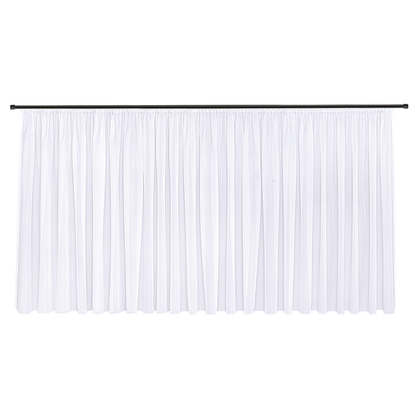 Gardine Alina - Webstoff - Weiß - 600 x 150 cm
