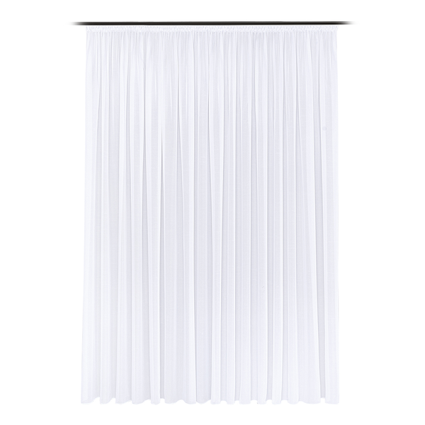 Gardine Alina - Webstoff - Weiß - 300 x 245 cm