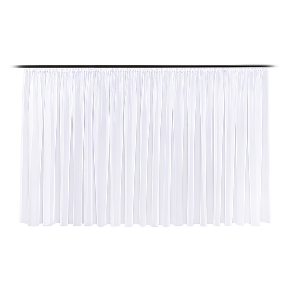 Gardine Laura II - Webstoff - Weiß - 450 x 150 cm