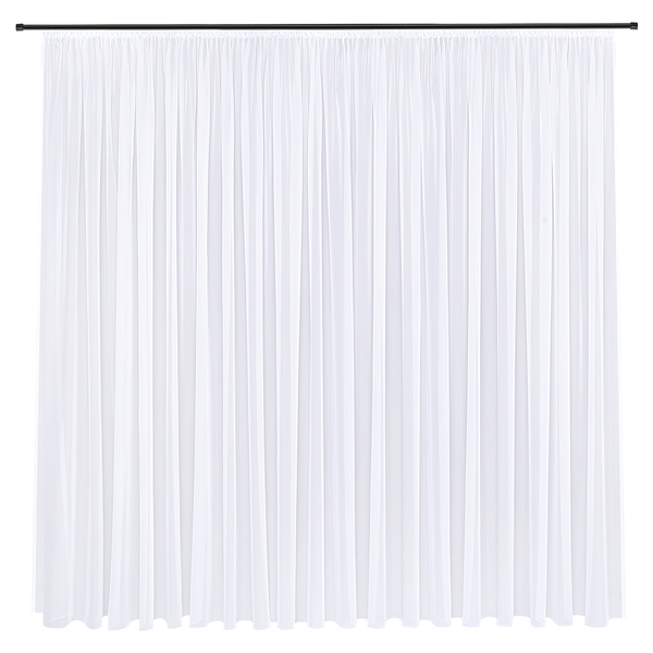 Gardine Laura II - Webstoff - Weiß - 600 x 245 cm