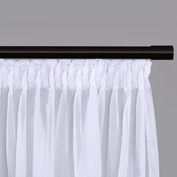 Gardine Laura II - Webstoff - Weiß - 600 x 245 cm