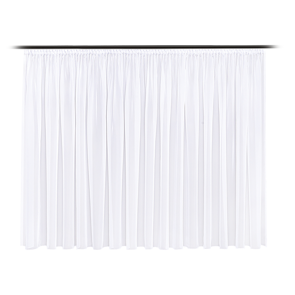 Gardine Laura II - Webstoff - Weiß - 300 x 150 cm