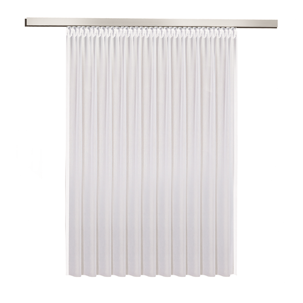 Gardine Marina - Webstoff - Weiß - 600 x 150 cm