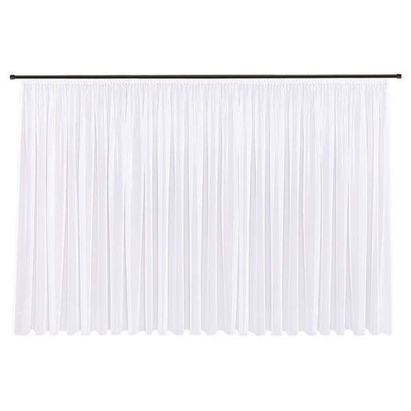 Gardine Laura II - Webstoff - Weiß - 600 x 175 cm