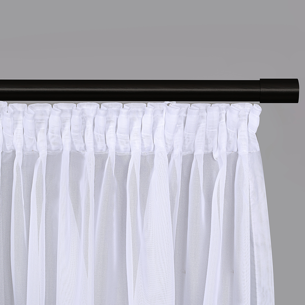 Gardine Laura II - Webstoff - Weiß - 600 x 175 cm