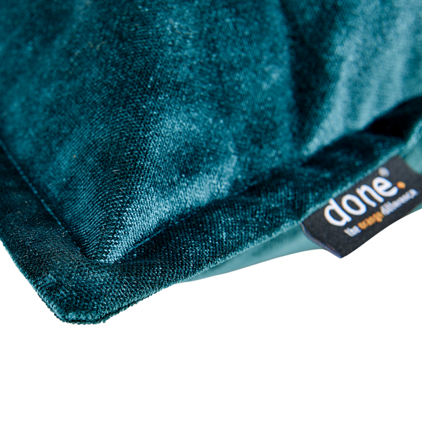 Kissenbezug Glam - Mischgewebe - Petrol - 65 x 65 cm