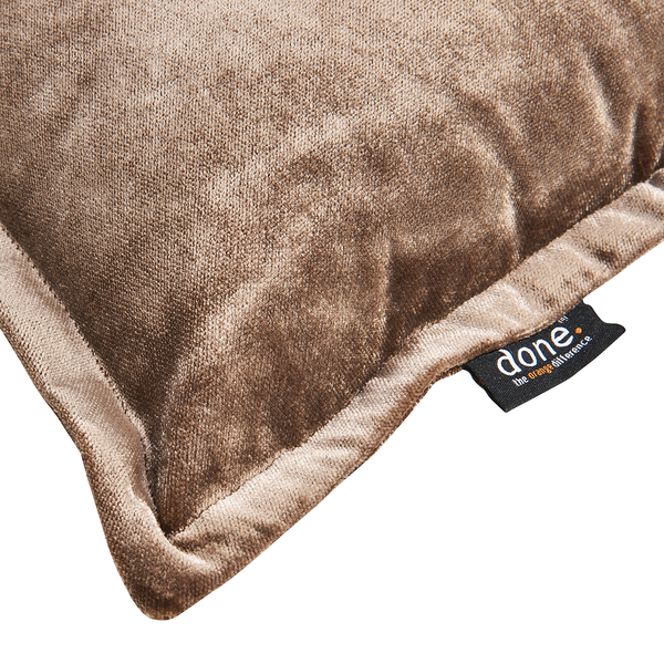 Kissenbezug Glam - Mischgewebe - Schokolade/ Braun - 60 x 40 cm