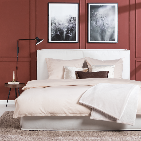 Kissenbezug Glam - Mischgewebe - Schokolade/ Braun - 60 x 40 cm