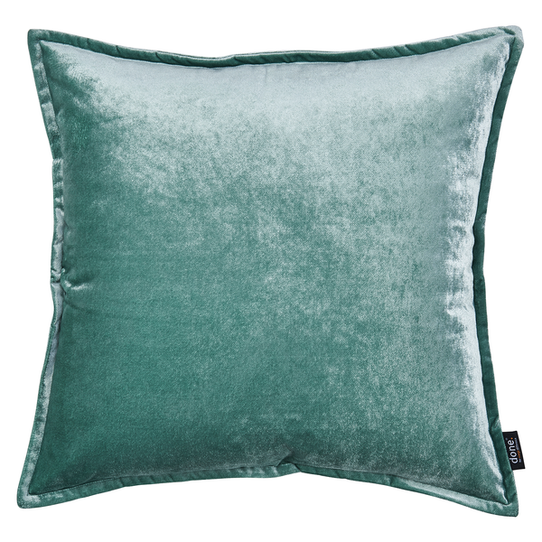 Kissenbezug Glam - Mischgewebe - Petrol - 65 x 65 cm