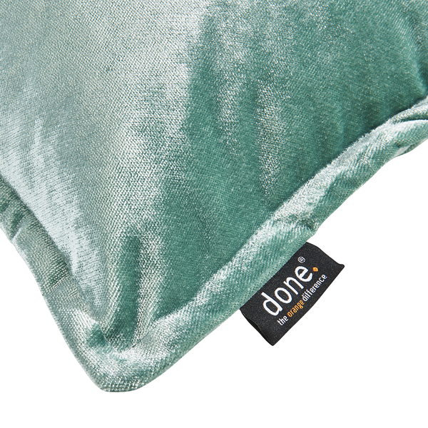 Kissenbezug Glam - Mischgewebe - Petrol - 65 x 65 cm