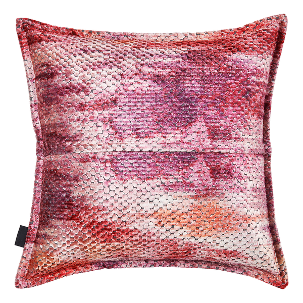 Kissenbezug Glam Colour - Mischgewebe - Rot - 65 x 65 cm