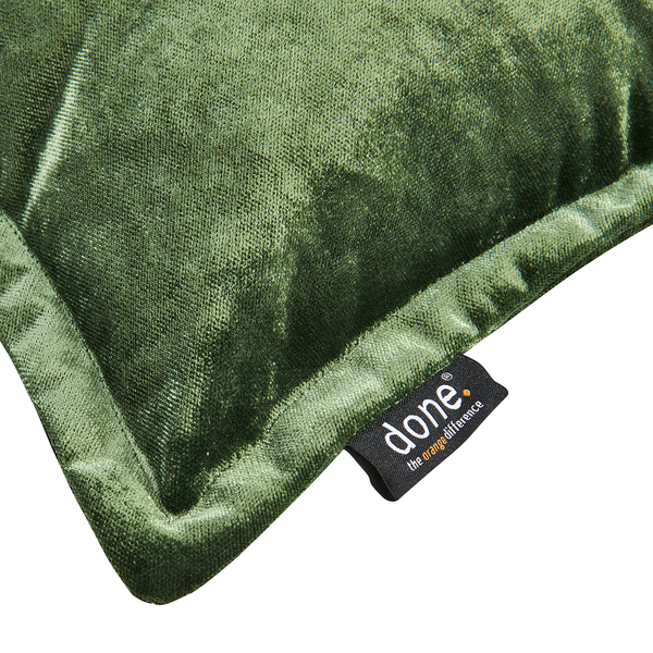 Kissenbezug Glam - Mischgewebe - Smaragdgrün - 65 x 65 cm