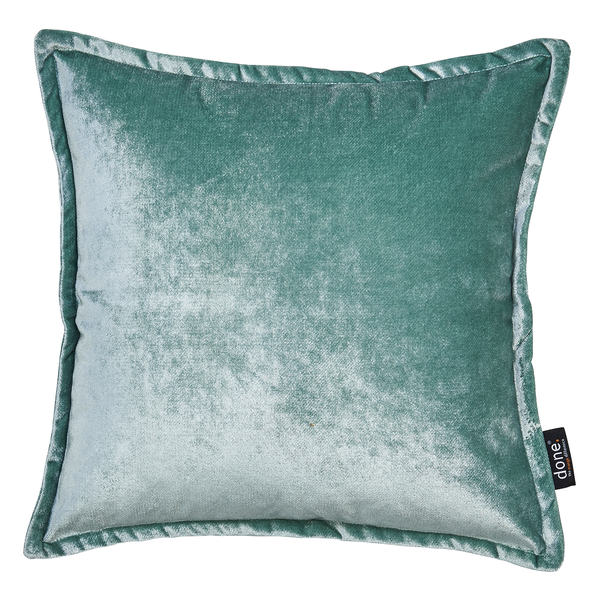 Kissenbezug Glam - Mischgewebe - Petrol - 45 x 45 cm