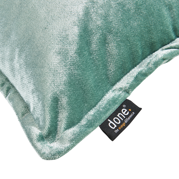 Kissenbezug Glam - Mischgewebe - Petrol - 45 x 45 cm