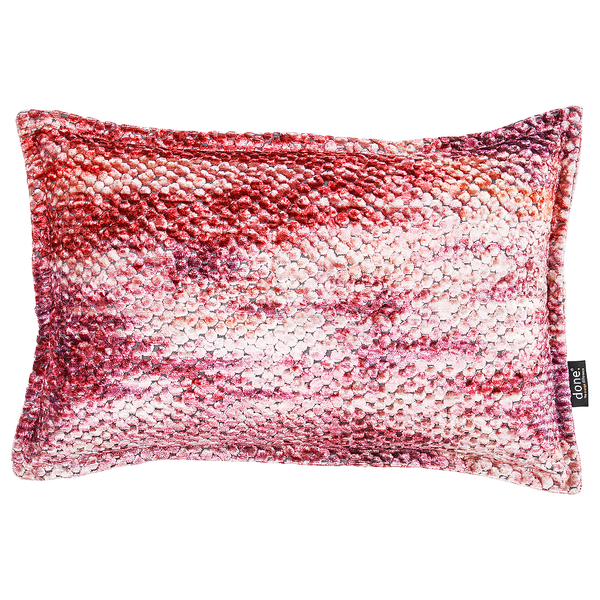 Kissenbezug Glam Colour - Mischgewebe - Rot - 40 x 60 cm