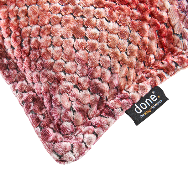 Kissenbezug Glam Colour - Mischgewebe - Rot - 40 x 60 cm