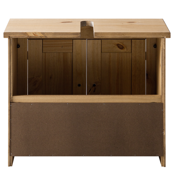 Waschbeckenunterschrank Finca Rustica - Kiefer massiv - Kiefer Natur