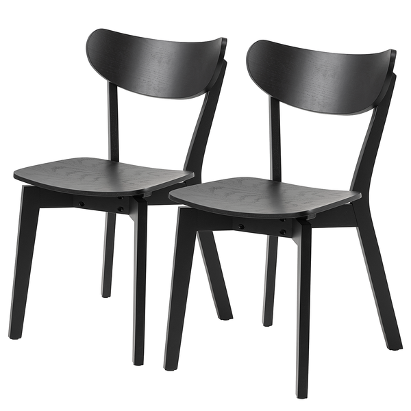 Esszimmerstuhl RIGBY 2er-Set - Schwarz