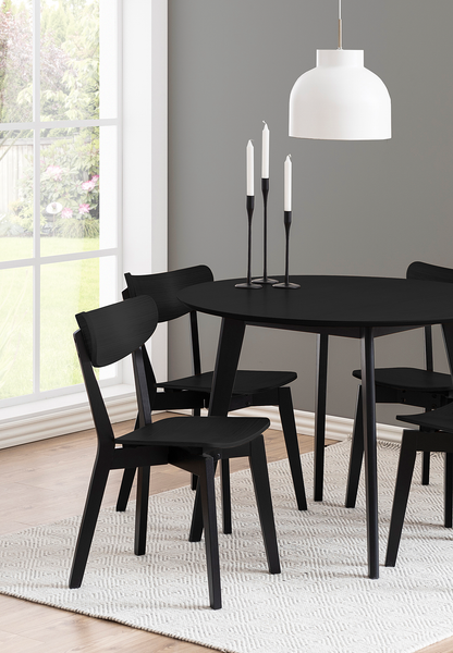 Esszimmerstuhl RIGBY 2er-Set - Schwarz