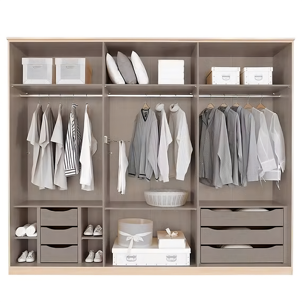 Einlegeboden Crato 3er-Set - Braun - Holzwerkstoff - 85 x 1.6 x 45 cm