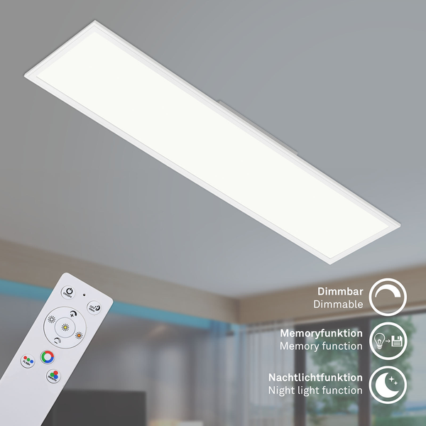 LED-Deckenleuchte  Colour - Aluminium - 1-flammig